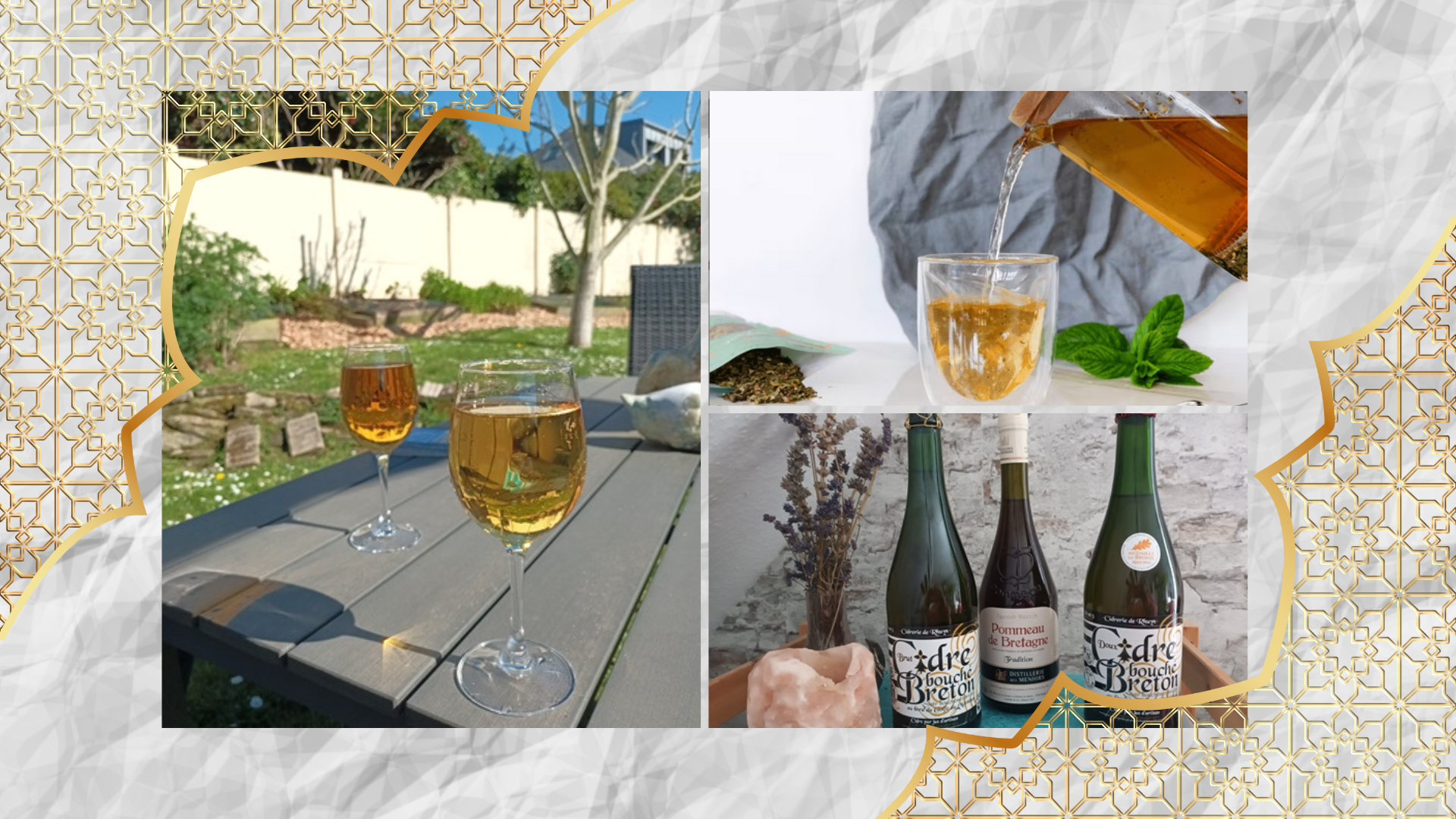 Cidre, Pommeau, Breizh Cola, Sirup, Algentee